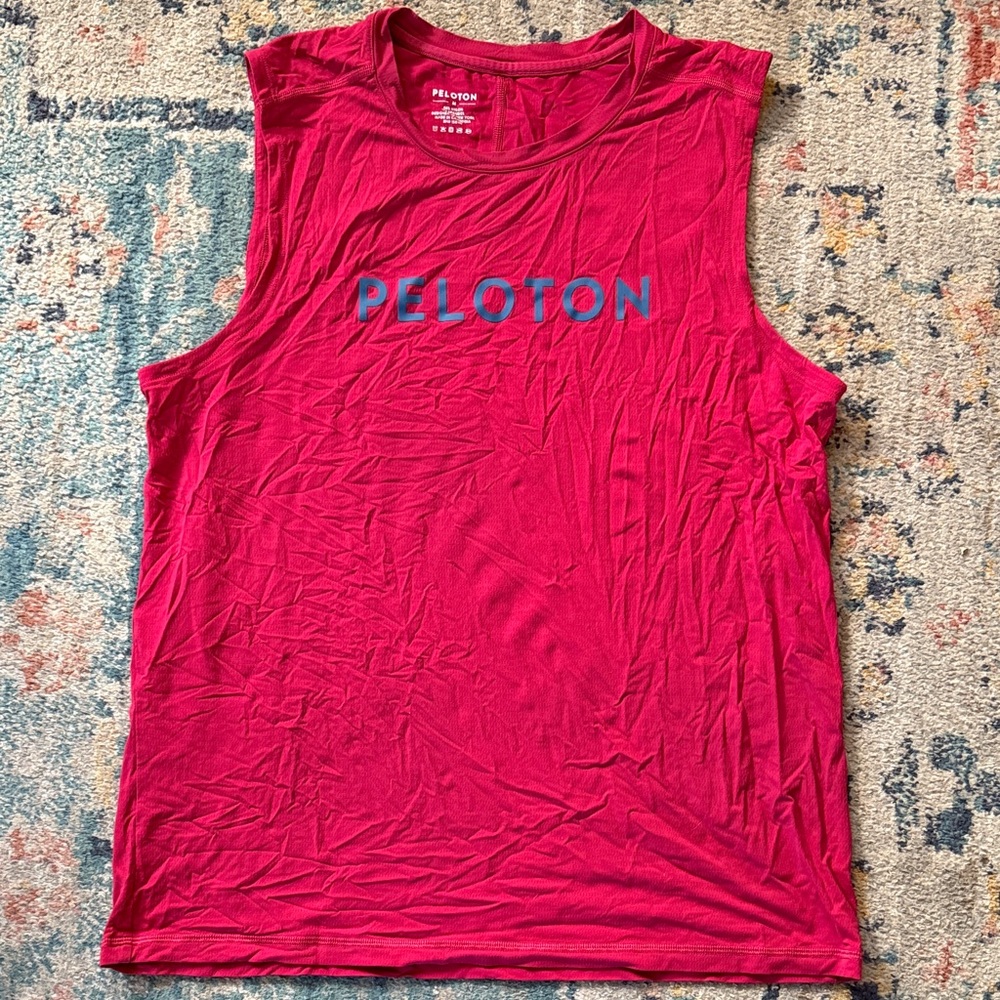 Peloton Vibrant Red Athletic Tank